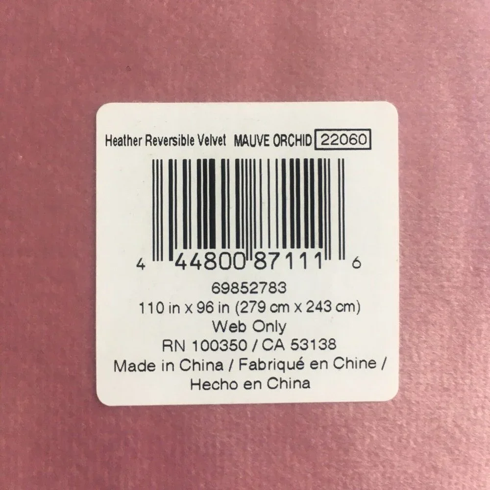 new Wild Sage Velvet Floral 3-pc Reversible 8lb KING Quilt Set Mauve Orchid Pink - Picture 8 of 8